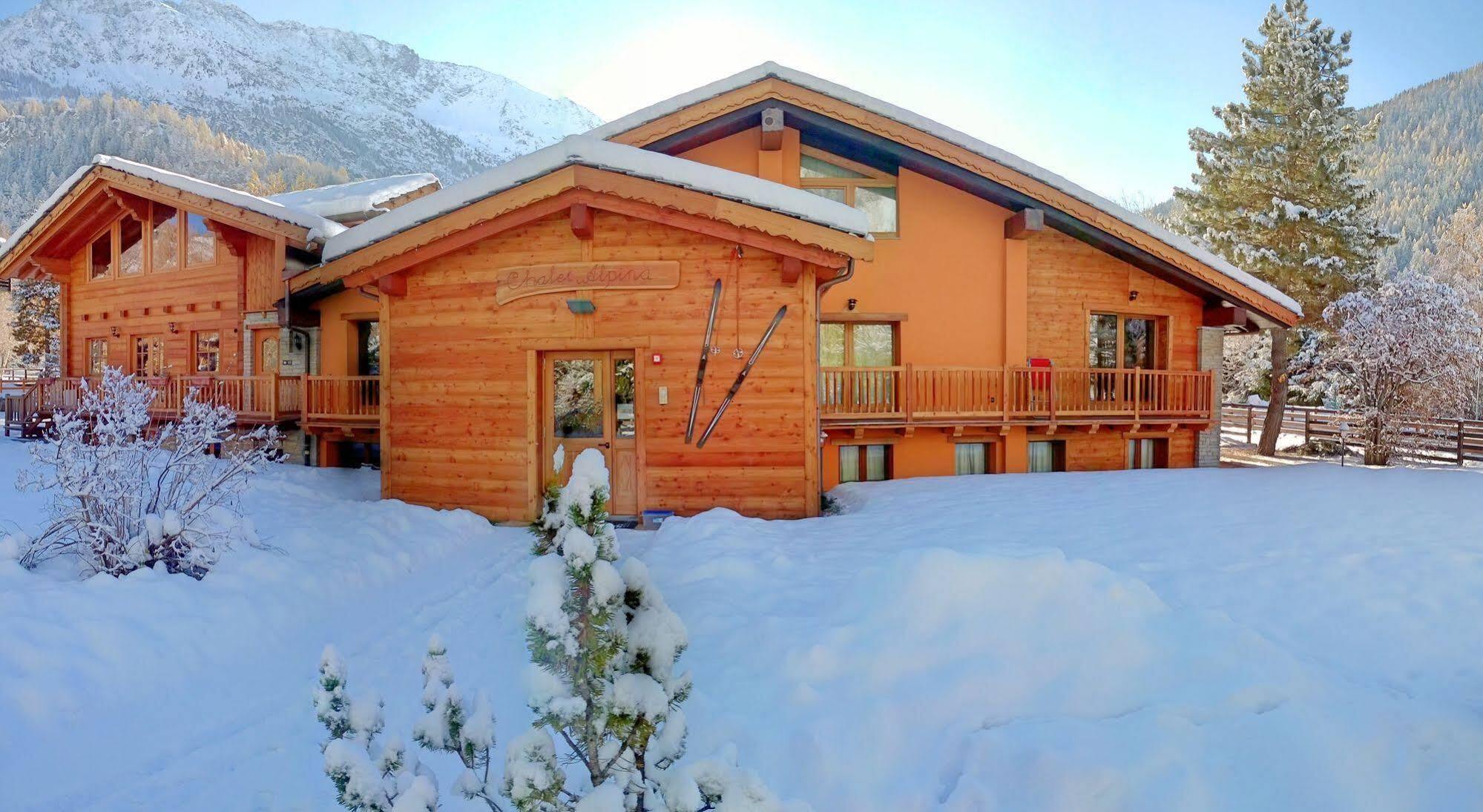 Chalet Alpina Hotel & Apartments La Thuile Exterior foto